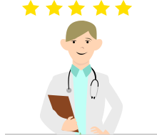 More than 70 000 doctor and clinic satisfaction reviews